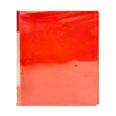 SUANDER 雙德文具 PP主色板80入資料簿, 紅色, 1個