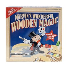 Marvin's Magic 馬文的 木製魔術寶盒 Set, 適合6-106歲的魔術師, 包括視頻說明, 1盒