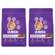 IAMS 愛慕思 健康優活 幼貓與懷孕母貓營養配方乾糧, 1kg, 2袋