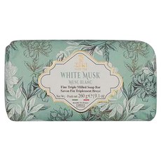 ZENI 義大利三重研磨香皂 白麝香, 260g / 9.1 oz, 1個