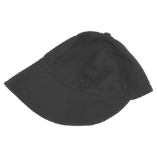 日系遮陽漁夫帽 親膚面料, 優雅黑, 帽檐(7cm)+帽圍(56-60cm)+帽深(17cm)