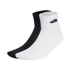 adidas 愛迪達 SAMBA ANKLE 2PP 運動襪2件組, 白色 + 黑色, 1組