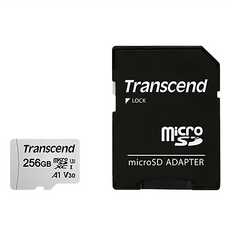 Transcend 創見 microSDXC 300S 記憶卡 附轉卡 A1 V30 規格, 1個, 256G