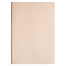 LHiDS 磁吸收納筆記本 A6, 防水PU皮革, 附磁吸紙夾, 輕巧隨扣夾, 空白內頁, 初秋栗杏, 1本