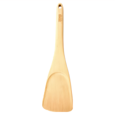NONG XUAN 山毛櫸原木 曲煎匙 廚房料理工具, 原木色, 1個