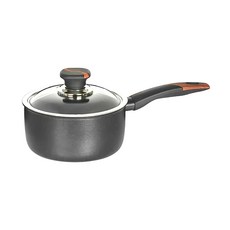 THE LOEL 韓國耐磨單柄湯鍋-附玻璃蓋, 18cm, 1個, 混合色