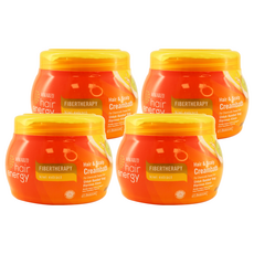 MAKARIZO 滋養護髮霜 #02奇異果, 淨化頭髮角質層, 鎖住髮色, 染燙髮質適用, 500ml, 4罐