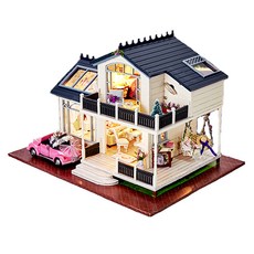 逗趣點 木質DIY手作袖珍屋 迷你模型組合屋 普羅旺斯, 1盒