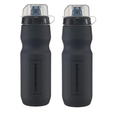 MERIDA 美利達 水壺 附防塵蓋, 消光黑, 760ml, 2個