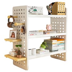 小麥購物 桌面多層置物架 L1271 3層 50cm, 1個, 白色