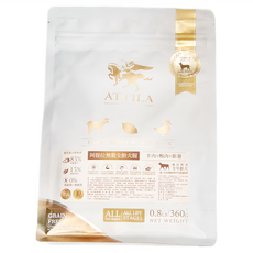 ATTILA 阿提拉 全齡犬糧, 羊肉 + 鴨肉 + 紫薯, 360g, 1包