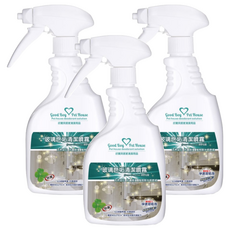 GBPH 好寶貝玻璃皂垢清潔噴霧, 天然安全, 快速溶解皂垢水垢, 長效光亮如新, 500ml, 3瓶