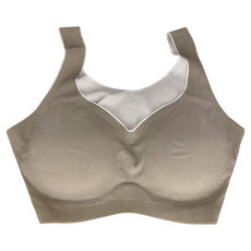 舒芙蕾軟Q無鋼圈內衣, L, 綠