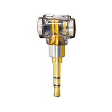 ddHiFi 2.5mm平衡(母)轉3.5mm單端(公)轉接頭, DJ35A, 金色