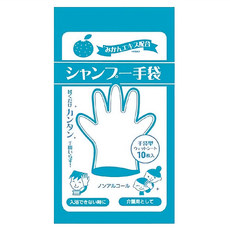 日本 HondaYoko 免沖水洗髮手套 10支 清爽花香 方便好用 快速清潔, 1組