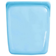 stasher 矽膠密封袋 Pinch locTM 專利封口 可重複使用 耐熱耐冷, 大長形, 藍色, 1入, 1個