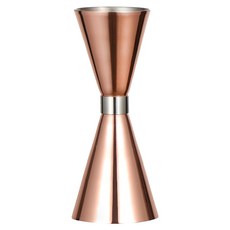 金環刻度盎司杯 jigger 30/60ml 玫瑰金 銀環, 1個