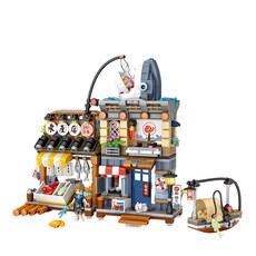 LoZ 積木 水產店 LoZ-1231, 1盒