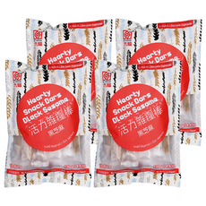 六福 活力雜糧棒 黑芝麻, 多層次酥脆口感, 獨立包裝, 無防腐劑, 無人工香料, 130g, 4袋