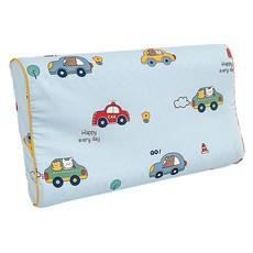 Annette 貢緞棉可拆洗天然兒童乳膠枕 60s, 汽車達人, 1個