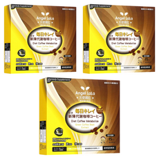 Angel LaLa 天使娜拉 非洲芒果咖啡 結合綠咖啡豆 低熱量無糖, 12g, 15包, 3盒