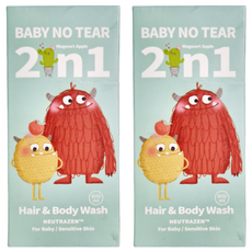 Hallmark 怪獸2合1 洗髮沐浴溫和呵護泡泡露 艾草蘋果, 600ml, 2瓶