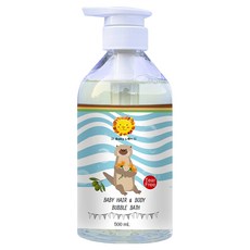 Baby Lion 獅子寶寶 寶貝樂園 嬰幼兒 2in1洗髮沐浴泡泡露 金盞花, 500ml, 1瓶