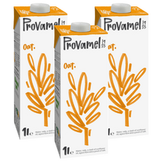 Provamel 樸悅 生機原味燕麥奶, 低脂, 不含色素防腐劑, 不含人造添加劑, 1L, 3瓶
