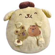 布丁狗 絨毛抱枕 抱老鼠松鼠款, 各式水果, 1個