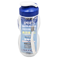 GOZENBO 御膳坊 曲線運動環保杯, 520ml, 1個, 藍色