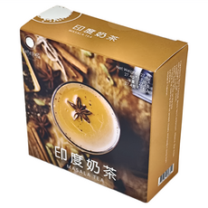 香料共和國 印度奶茶, 純天然香辛料調製, 紅玉台茶18號紅茶葉, 27.4g, 1盒, 1包