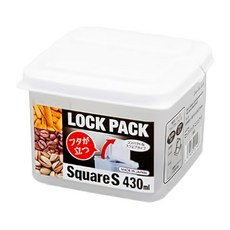 SANADA 透明掀蓋式保鮮盒 430ml 冰箱收納, 1個