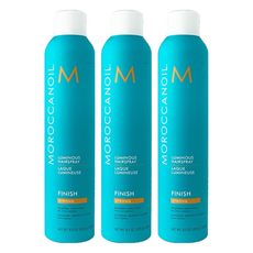 MOROCCANOIL 摩洛哥優油 打光強力定型霧, 撫平毛躁和濕氣, 清爽髮根蓬鬆, 所有髮質適用, 330ml, 3瓶