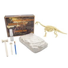 OhBabyLaugh B5梁龍 恐龍挖掘玩具 3歲以上適用, 1個