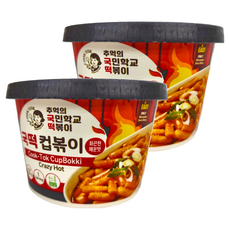 COOK-TOK 辣炒年糕 (瘋狂辣味) 碗裝, 135g, 2入