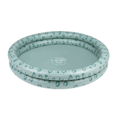 SWIM ESSENTIALS 荷蘭充氣戲水池, 直徑100 cm, 綠色小花豹, 1個