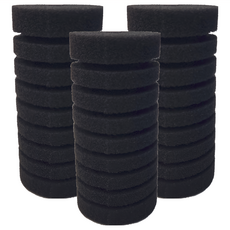 生化棉水妖精過濾器 119&229替換棉 微孔 培養硝化細菌菌群 適用於60cm以下魚缸, 3個