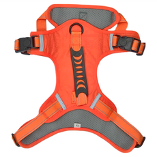 背心式防衝撞寵物反光背帶 狗狗胸背帶 防暴衝帶把手, 橙色, 1個