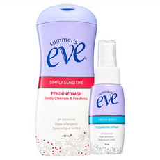 summer's eve 極淨護理組 浴潔露 237ml + 噴劑 59ml, 1組, 237ml