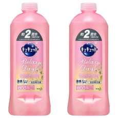 花王 Cucute 珂珂透 洗碗精 補充瓶 莓果牡丹香 抵抗敗菌 清油垢 好清洗, 385ml, 2瓶