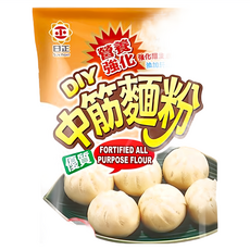 日正食品 1KG 營養強化優質中筋麵粉, 1包
