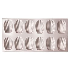 CHEFMADE 學廚 12連不粘瑪德琳蛋糕模, WK9849, 39.8x19.6x2cm, 39.8 x 19.6 x 2cm, 1盒