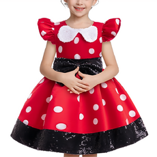 Disney 迪士尼 萬聖節米奇米妮表演服, 130碼, 米妮