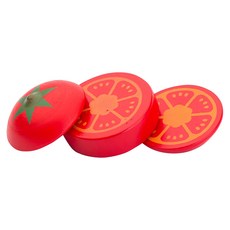 WOODY PUDDY 番茄, 隱藏式磁鐵設計超安全, 仿真切割感好抓握大小, 1個