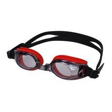 Mizuno 美津濃 兒童泳鏡 抗UV N3TFB59500, 紅色 + 黑色, 1個