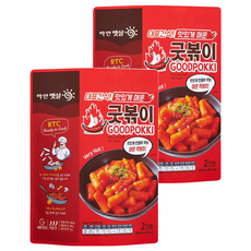 GOODPOKKI 4分鐘快煮年糕 辣味, 353g, 2包