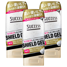Kao 花王 SUCCESS 男士硬毛清潔刮鬍凝膠, 180g, 3瓶