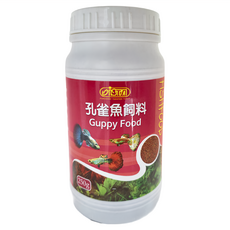 ISTA 伊士達 孔雀魚飼料，維生素醇酵配方，促進魚兒營養，250g, 1罐