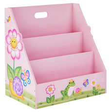 Teamson Kids 魔法花園兒童木製書報架, 47 x 29.5 x 47.6cm, 3層, 粉色