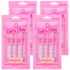 PEPERONI 陪陪肉肉 貓泥 鮭魚, 韓國人氣貓泥, 有助於泌尿道保健, 48g, 4袋